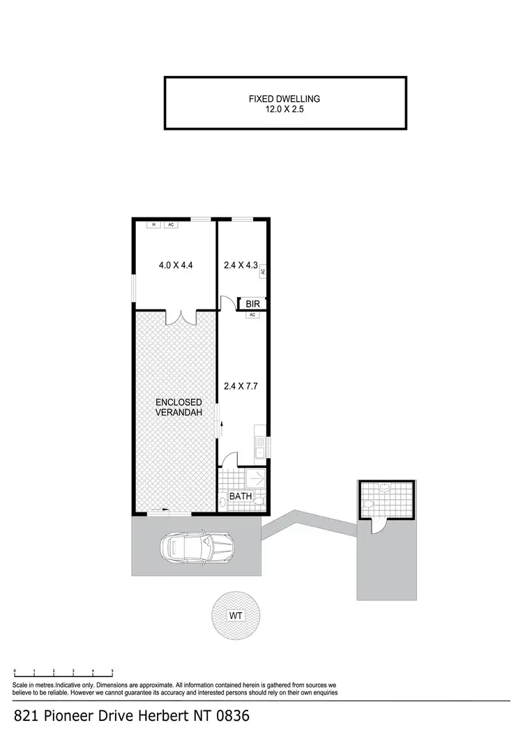Floorplan of Homely house listing, 821 Pioneer Drive, Herbert NT 836