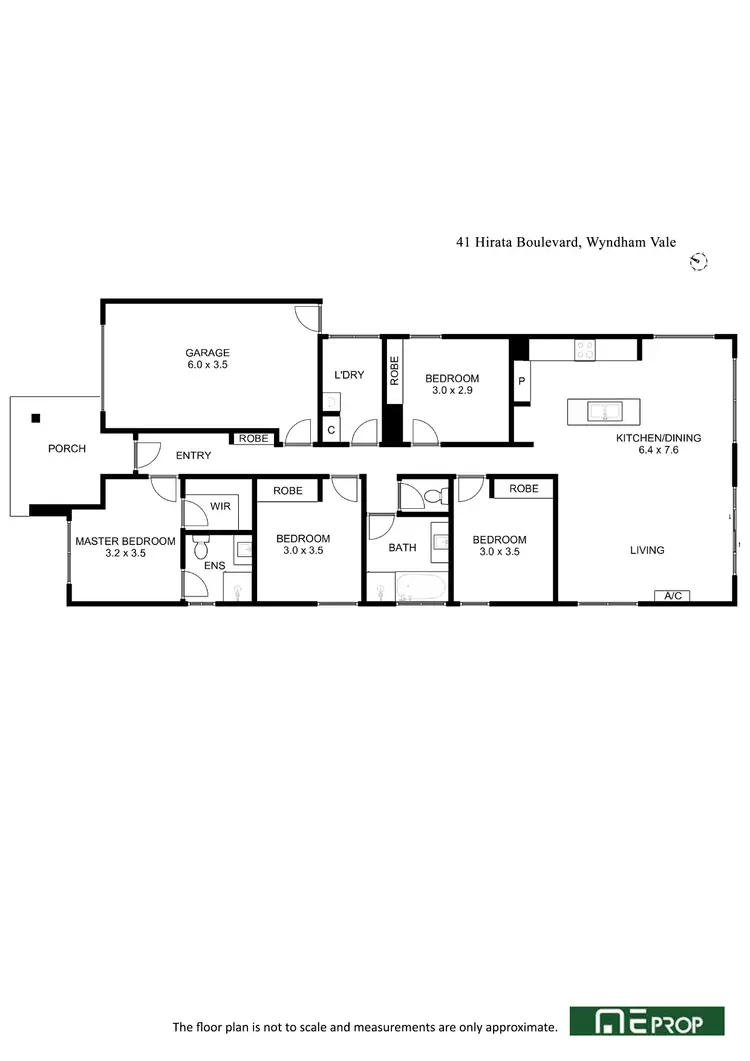 Floorplan of Homely house listing, 41 Hirata Boulevard, Wyndham Vale VIC 3024