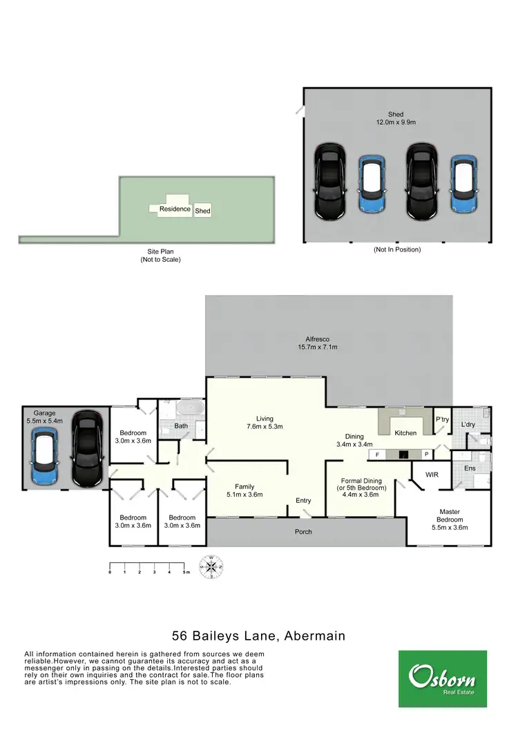 Floorplan of Homely house listing, 56 Baileys Lane, Abermain NSW 2326