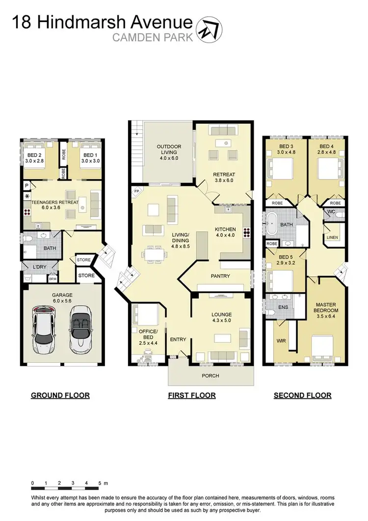 Floorplan of Homely house listing, 18 Hindmarsh Avenue, Camden Park NSW 2570