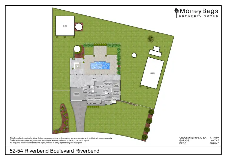 Floorplan of Homely house listing, 52-54 Riverbend Boulevard, Riverbend QLD 4280