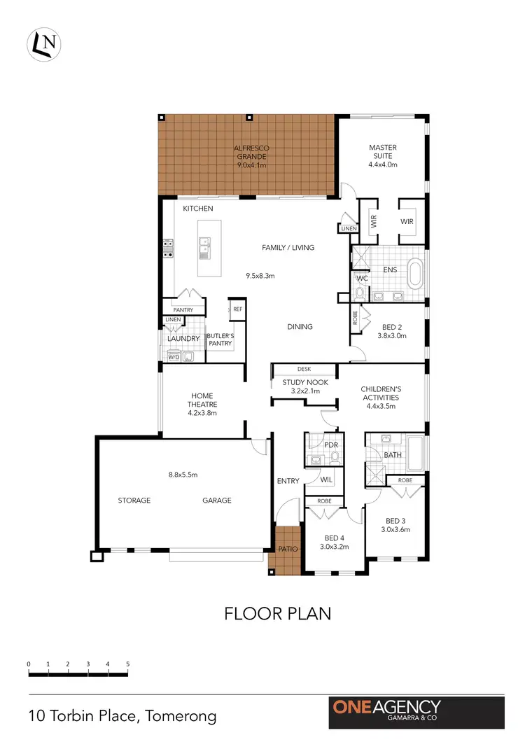 Floorplan of Homely house listing, 10 Torbin Place, Tomerong NSW 2540