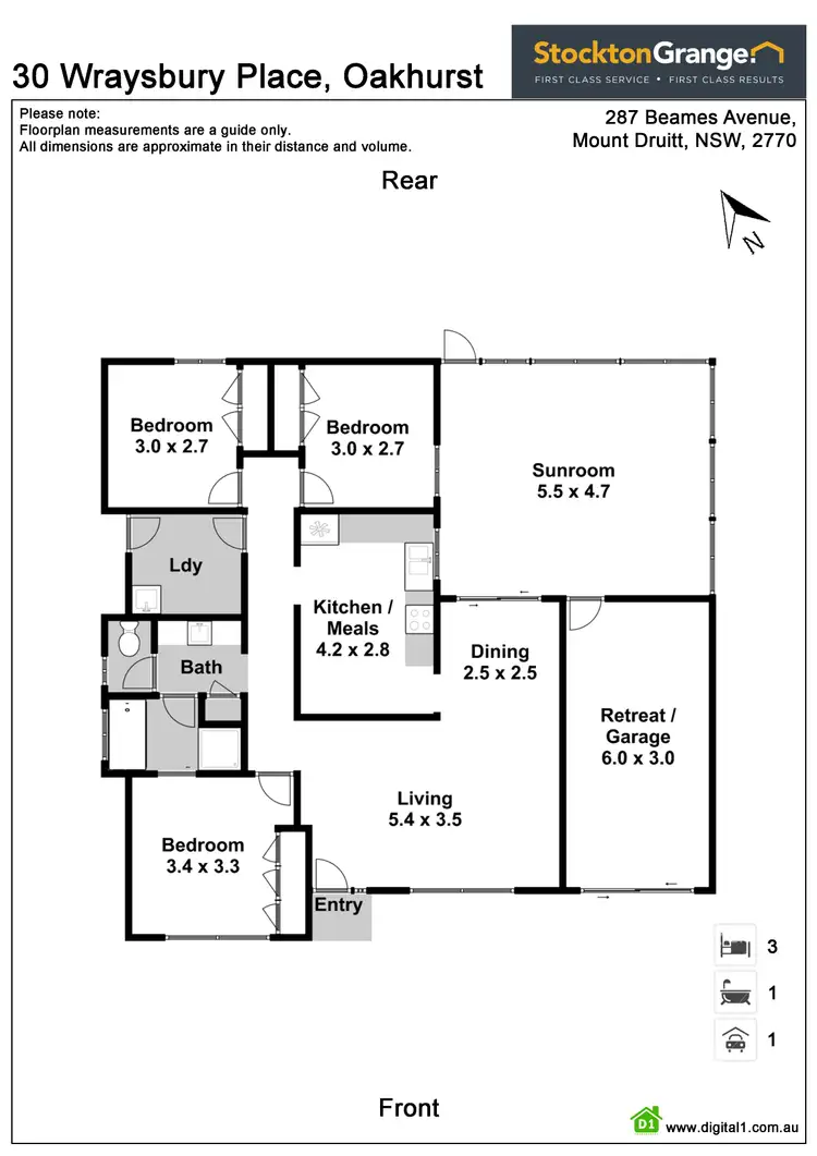 Floorplan of Homely house listing, 30 Wraysbury Place, Oakhurst NSW 2761