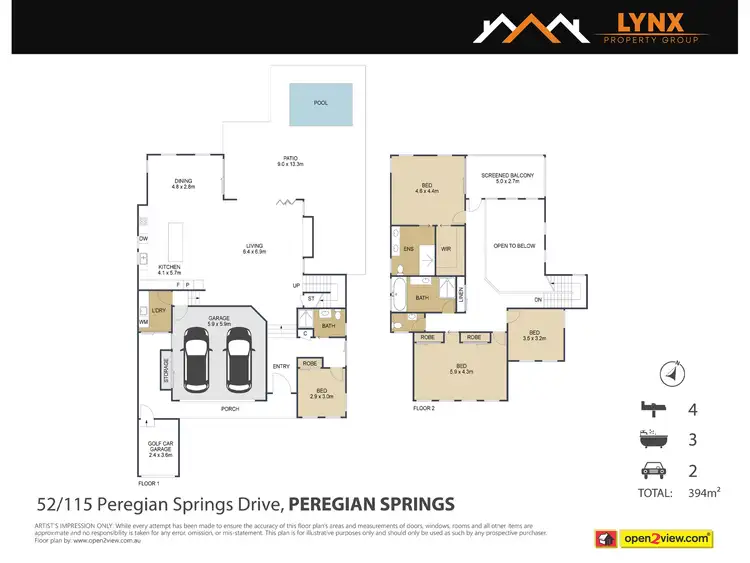 Floorplan of Homely house listing, 52/115 Peregian Springs Drive, Peregian Springs QLD 4573