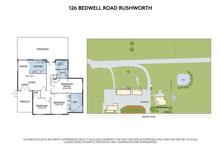 Floorplan of Homely rural property listing, 126 BEDWELL ROAD, Rushworth VIC 3612