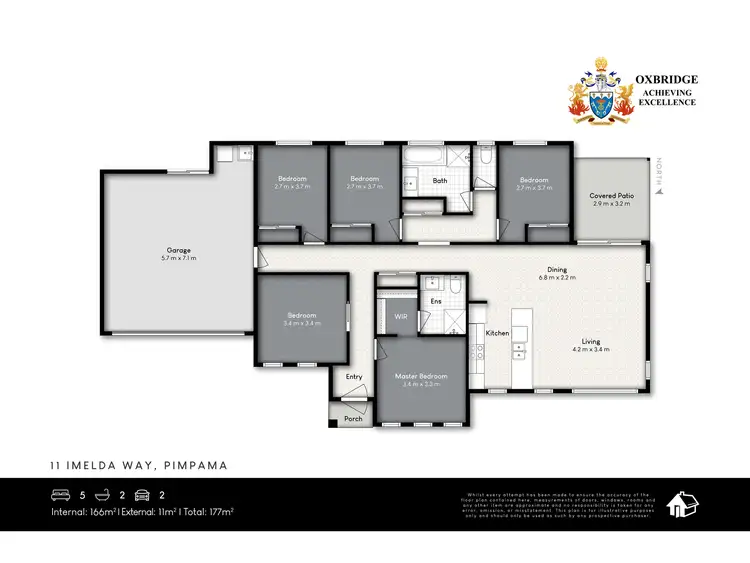 Floorplan of Homely house listing, 11 Imelda Way, Pimpama QLD 4209