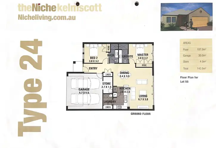 Floorplan of Homely villa listing, 55/191 Railway Avenue, Kelmscott WA 6111