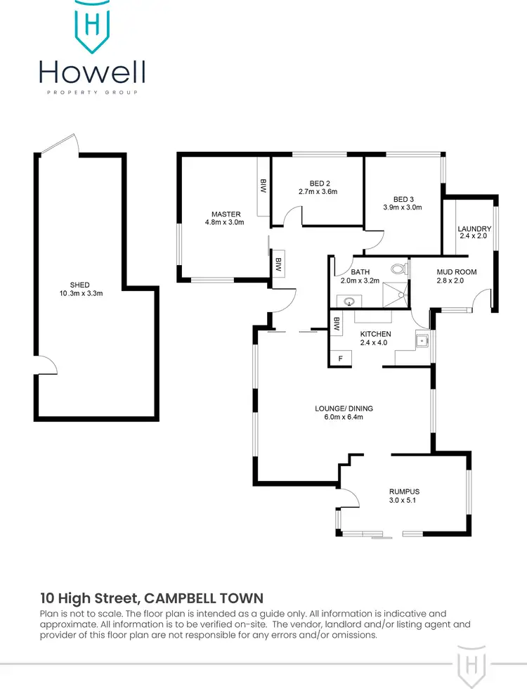 Floorplan of Homely house listing, 10 High Street, Campbell Town TAS 7210