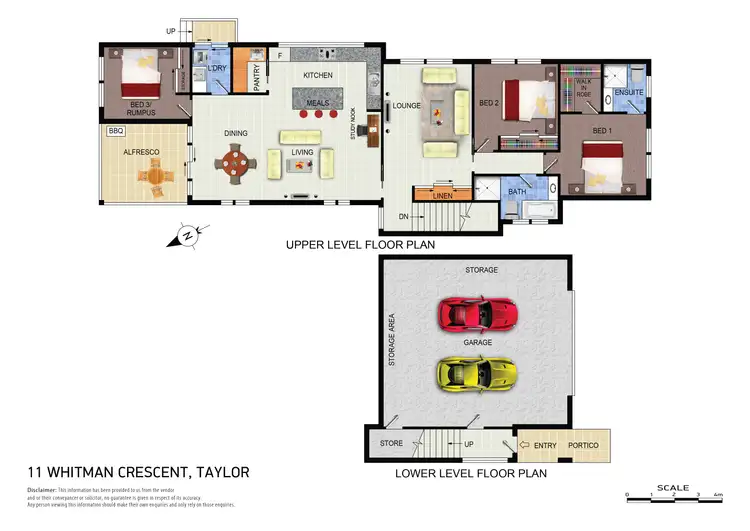 Floorplan of Homely house listing, 11 Whitman Crescent, Taylor ACT 2913