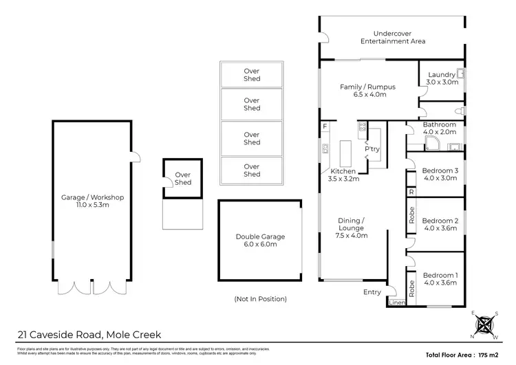 Floorplan of Homely house listing, 21 Caveside Road, Mole Creek TAS 7304