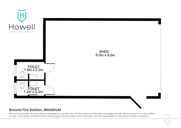Floorplan of Homely land listing, 'Old Breona Fire Station' Highland Lakes Road, Brandum TAS 7304