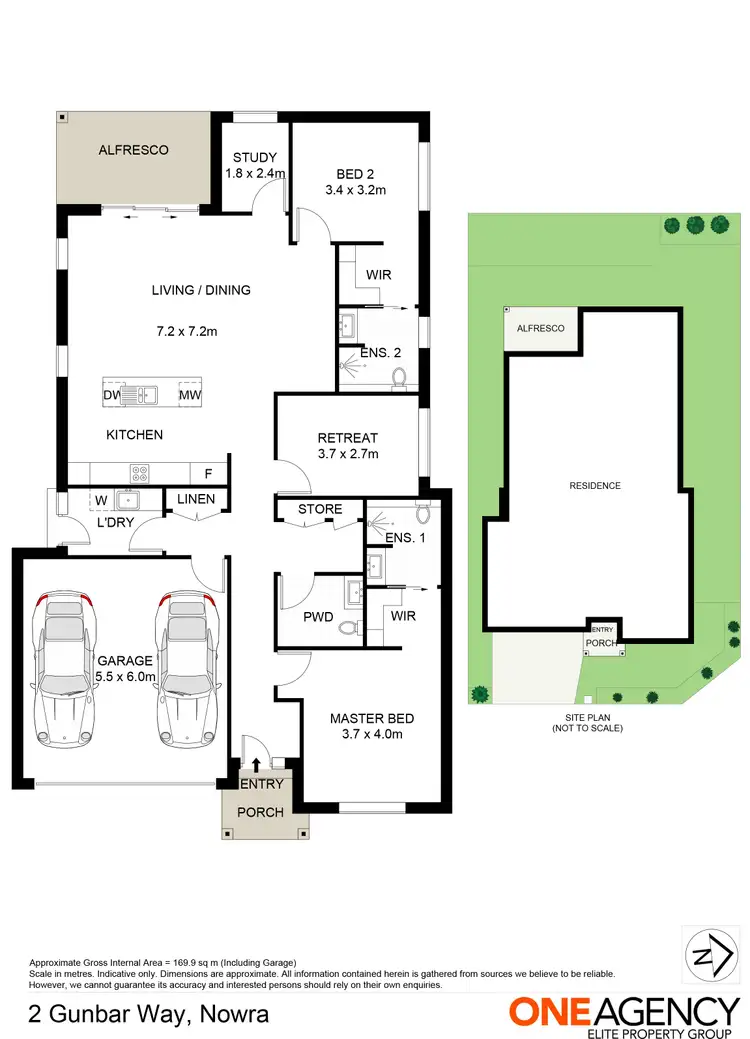 Floorplan of Homely house listing, 2 Gunbar Way, Nowra NSW 2541