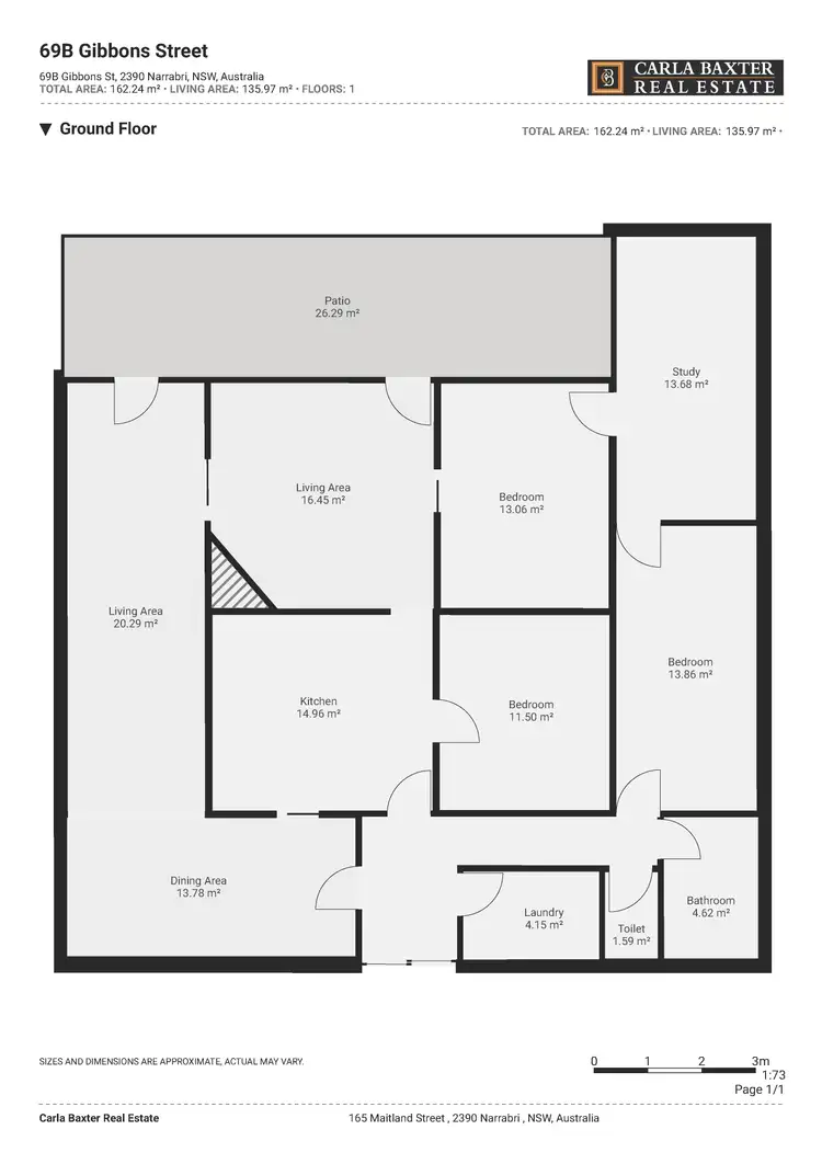 Floorplan of Homely house listing, 69B Gibbons Street, Narrabri NSW 2390