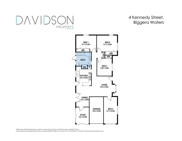 Floorplan of Homely house listing, 4 Kennedy Street, Biggera Waters QLD 4216