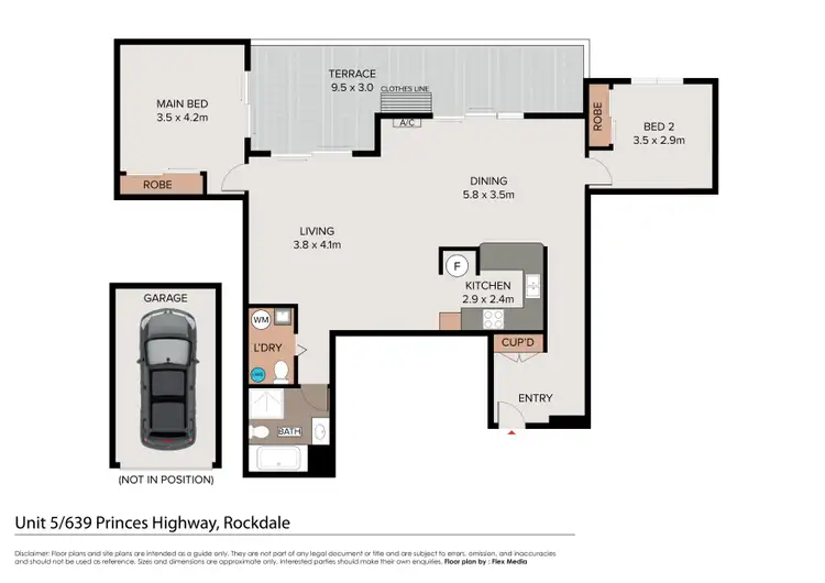 Floorplan of Homely unit listing, 5/639-641 Princes Highway, Rockdale NSW 2216
