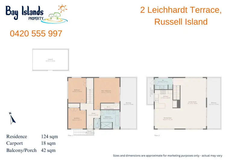 Floorplan of Homely house listing, 2 Leichhardt Terrace, Russell Island QLD 4184