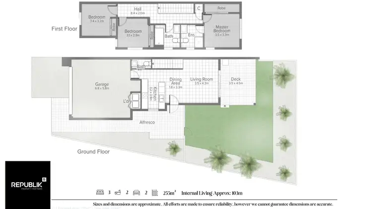 Floorplan of Homely townhouse listing, 11/37 Azure Way, Hope Island QLD 4212