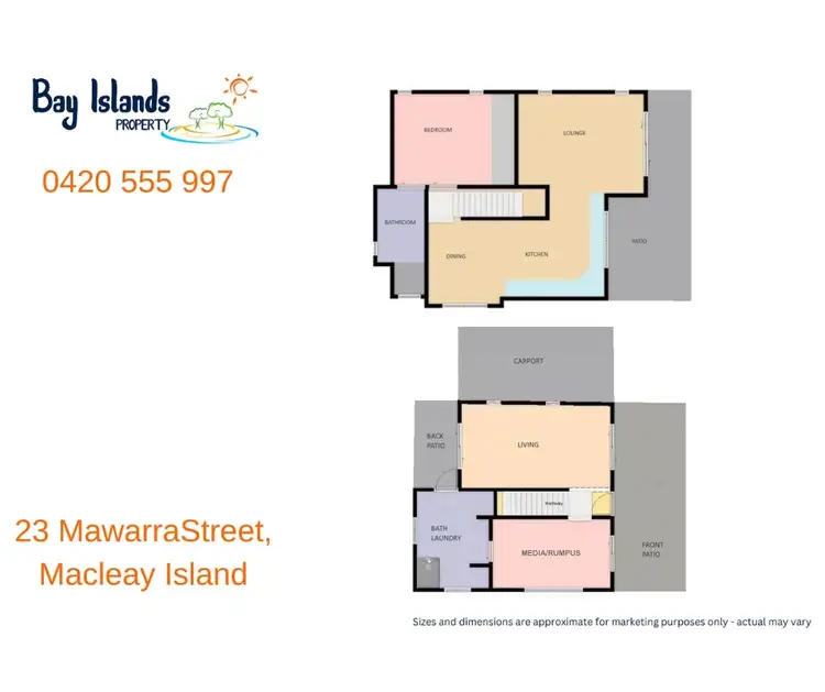 Floorplan of Homely house listing, 23 Mawarra Street, Macleay Island QLD 4184