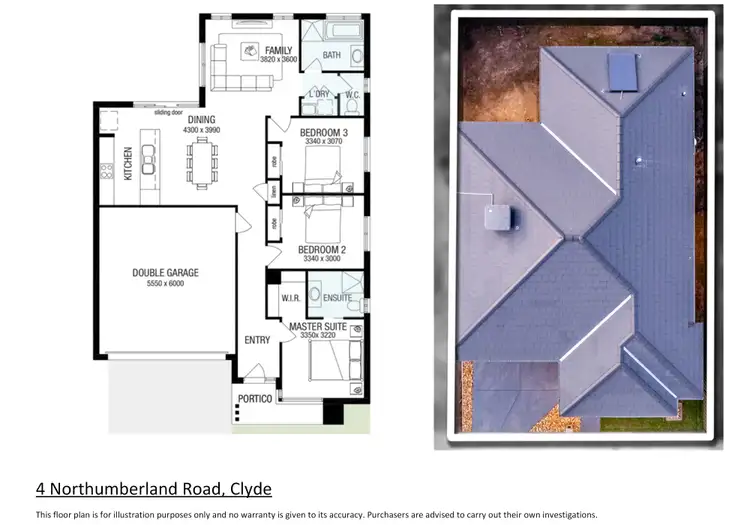Floorplan of Homely house listing, 4 Northumberland Road, Clyde VIC 3978