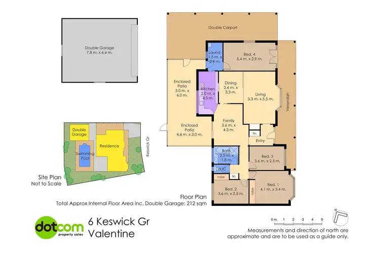 Floorplan of Homely house listing, 6 Keswick Grove, Valentine NSW 2280