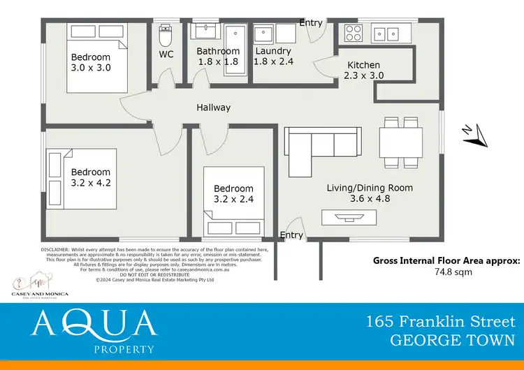 Floorplan of Homely house listing, 165 Franklin Street, George Town TAS 7253