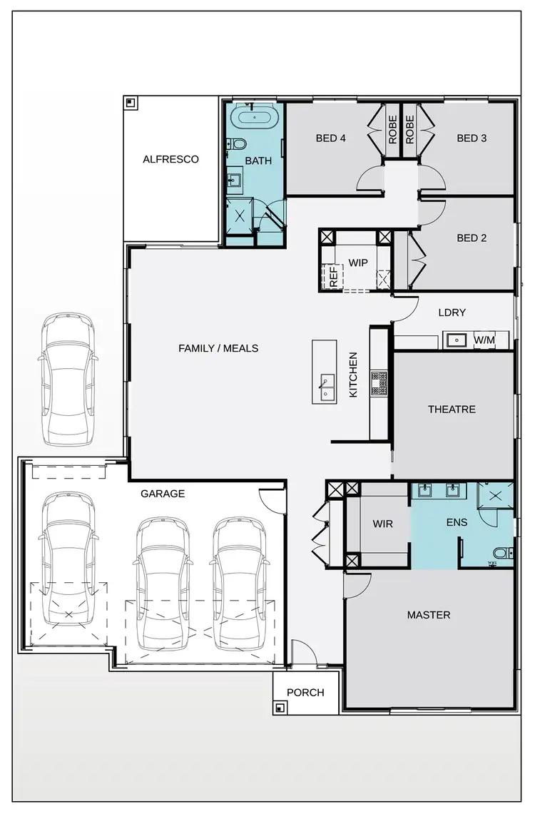 Floorplan of Homely house listing, 43 Madisons Avenue, Diggers Rest VIC 3427
