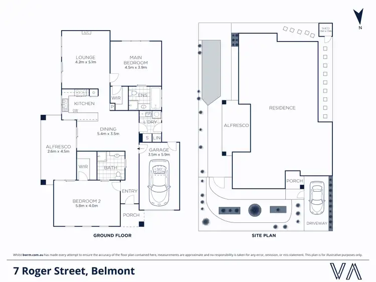 Floorplan of Homely house listing, 7 Roger Street, Belmont VIC 3216