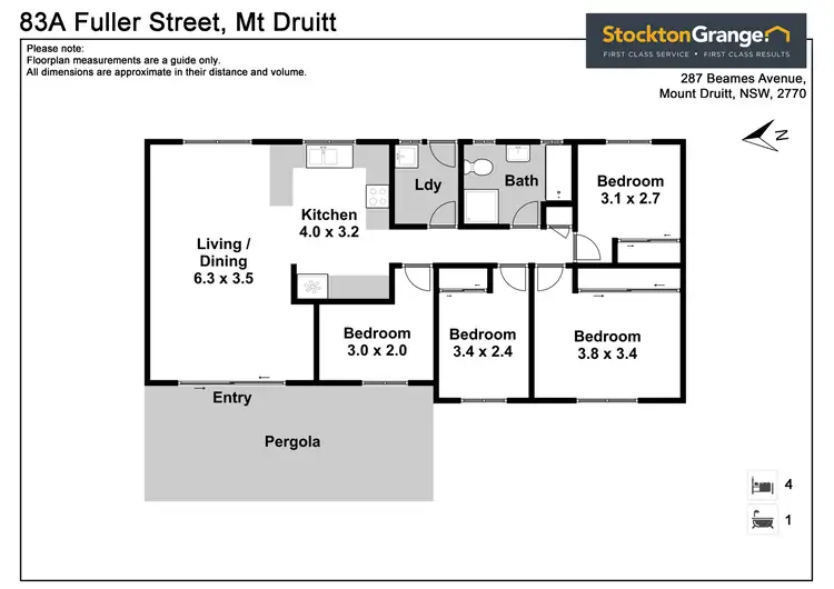 Floorplan of Homely house listing, 83A Fuller Street, Mount Druitt NSW 2770