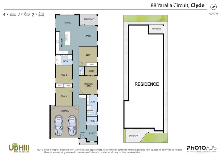 Floorplan of Homely house listing, 88 Yaralla Circuit, Clyde VIC 3978