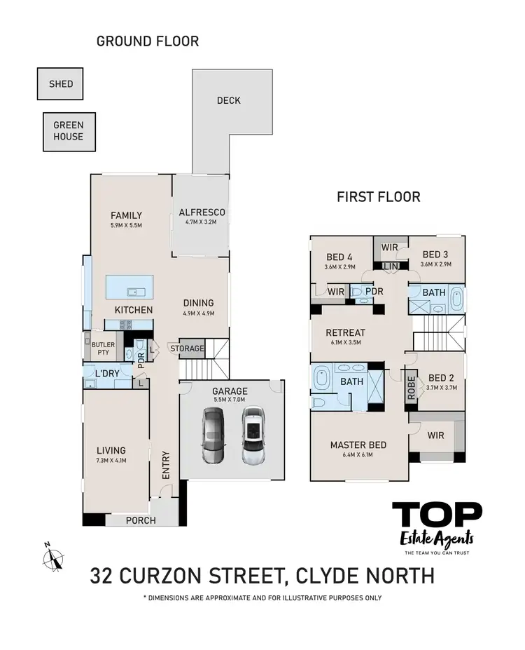 Floorplan of Homely house listing, 32 Curzon Street, Clyde North VIC 3978