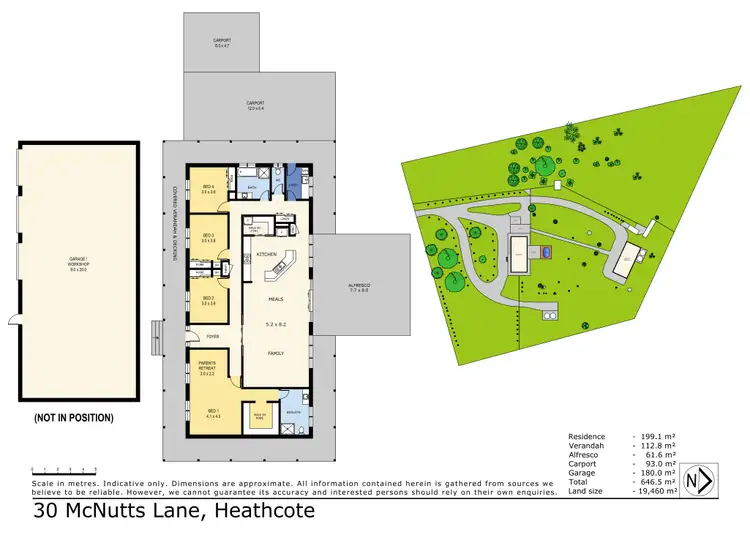 Floorplan of Homely rural property listing, 30 McNutts Lane, Heathcote VIC 3523