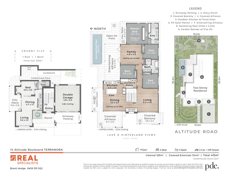 Floorplan of Homely house listing, 14 Altitude Boulevard, Terranora NSW 2486