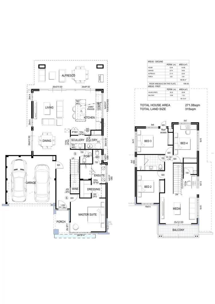 Floorplan of Homely house listing, 214 Bridgewater Drive, Kallaroo WA 6025