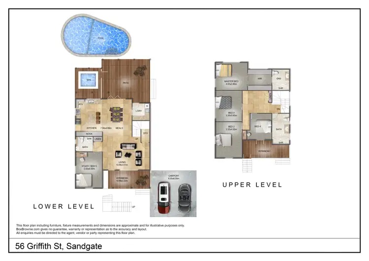 Floorplan of Homely house listing, 36 Griffith Street, Sandgate QLD 4017