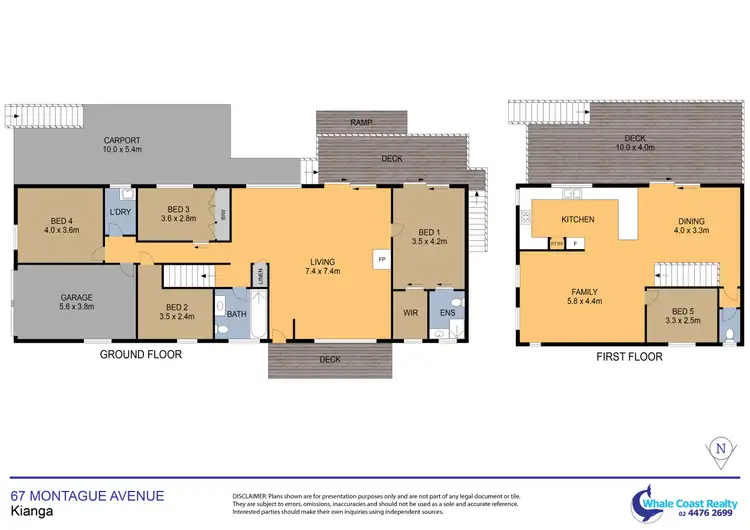 Floorplan of Homely house listing, 67 Montague Avenue, Kianga NSW 2546