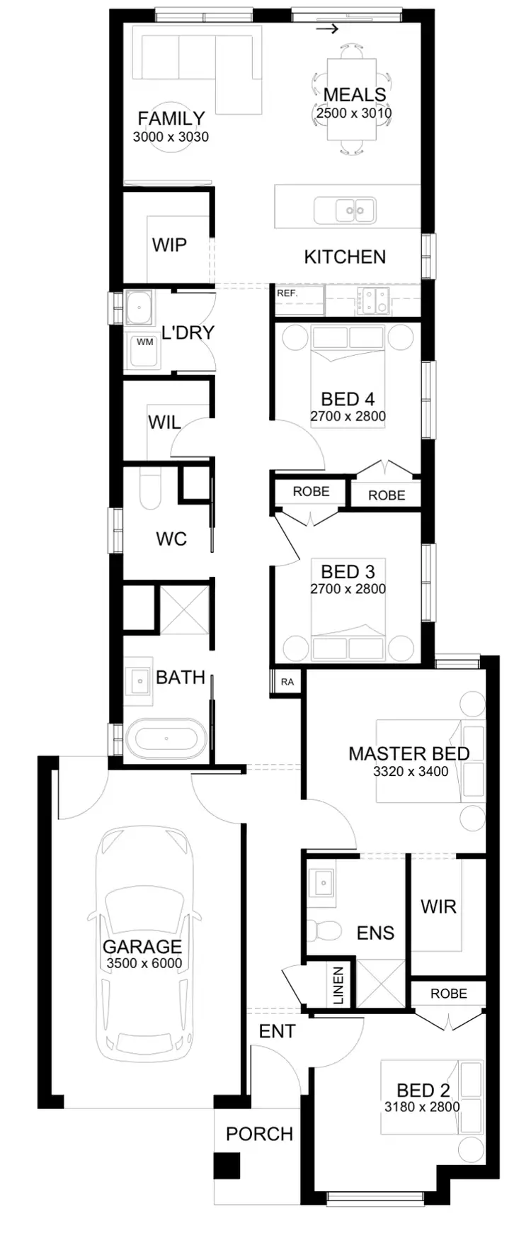 Floorplan of Homely house listing, Lot 2803 Jarrahwood Circuit, Clyde VIC 3978