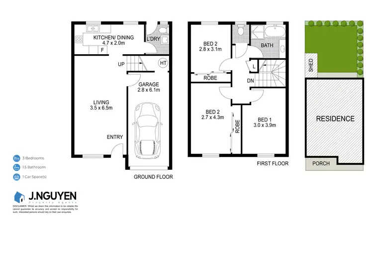 Floorplan of Homely townhouse listing, 6/17-25 Hill Street, Cabramatta NSW 2166