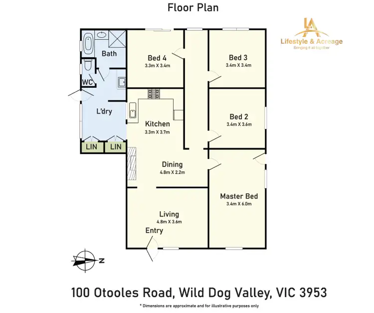 Floorplan of Homely rural property listing, 100 Otooles Road, Wild Dog Valley VIC 3953