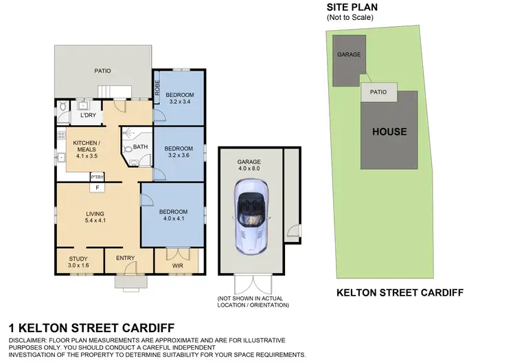 Floorplan of Homely house listing, 1 Kelton Street, Cardiff NSW 2285
