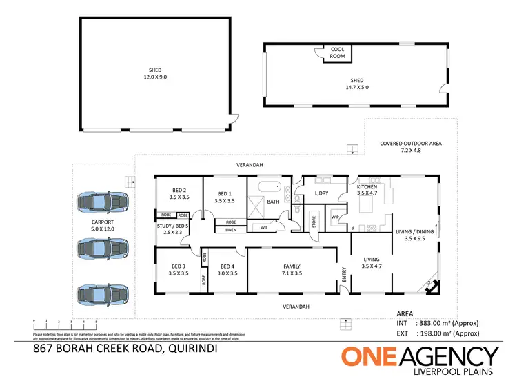 Floorplan of Homely rural property listing, 867 Borah Creek Road, Quirindi NSW 2343
