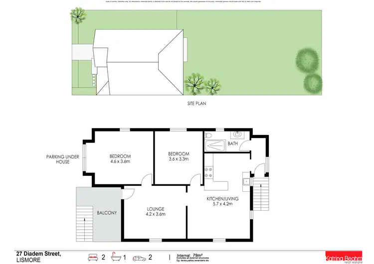 Floorplan of Homely house listing, 27 Diadem Street, Lismore NSW 2480