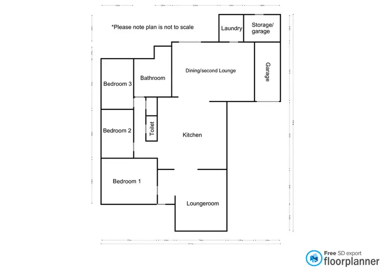 Floorplan of Homely house listing, 18 Barrack Street, Goroke VIC 3412
