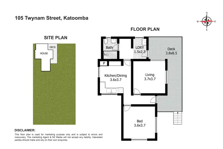 Floorplan of Homely house listing, 105 Twynam Street, Katoomba NSW 2780