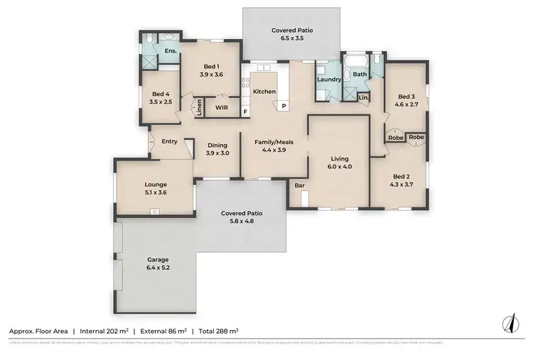 Floorplan of Homely house listing, 14 Pandian Crescent, Bellbowrie QLD 4070