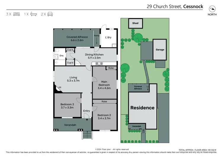 Floorplan of Homely house listing, 29 Church Street, Cessnock NSW 2325