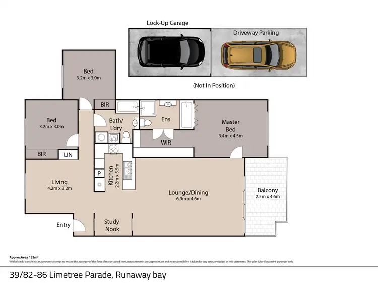 Floorplan of Homely townhouse listing, 39/82 Limetree Parade, Runaway Bay QLD 4216