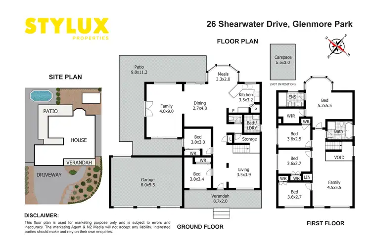Floorplan of Homely house listing, 26 Shearwater Drive, Glenmore Park NSW 2745