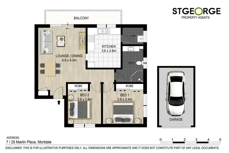 Floorplan of Homely apartment listing, 7/25 Martin Place, Mortdale NSW 2223