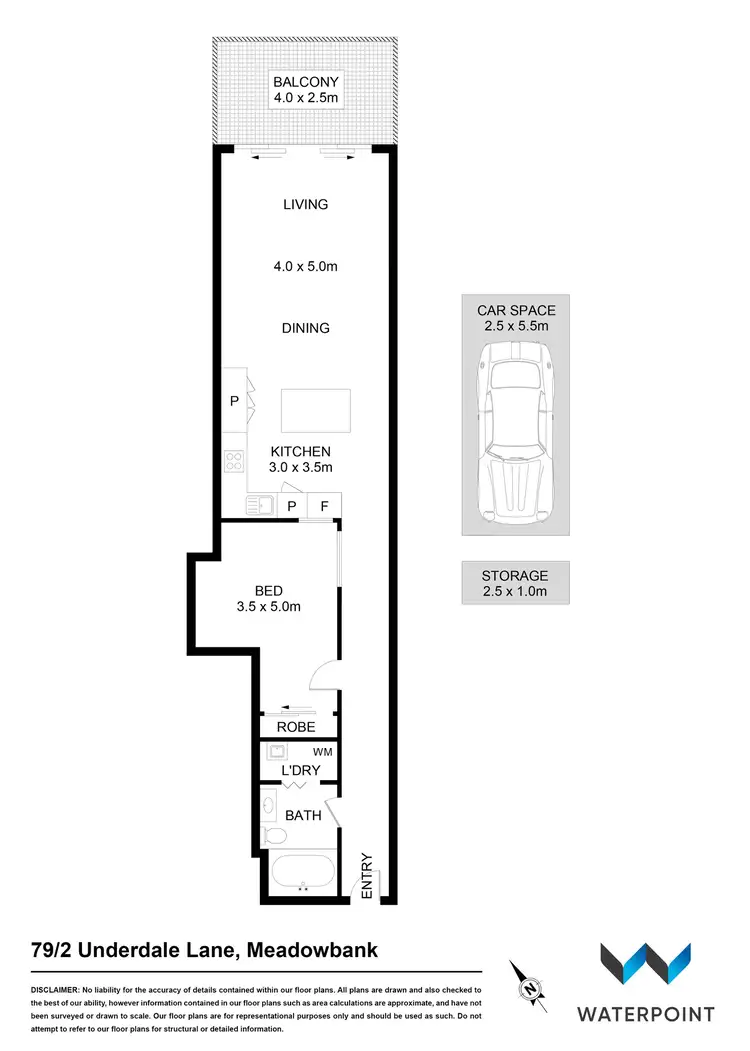 Floorplan of Homely apartment listing, 79/2 Underdale Lane, Meadowbank NSW 2114
