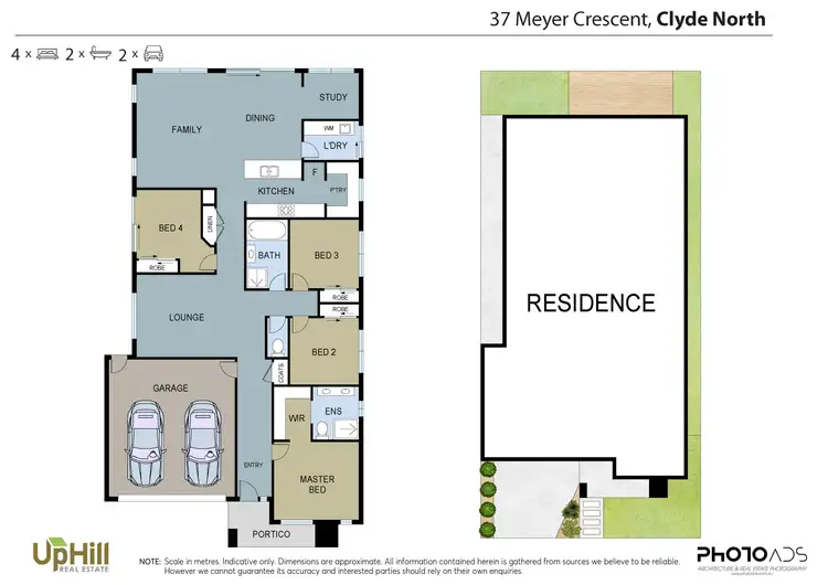 Floorplan of Homely house listing, 37 Meyer Crescent, Clyde North VIC 3978
